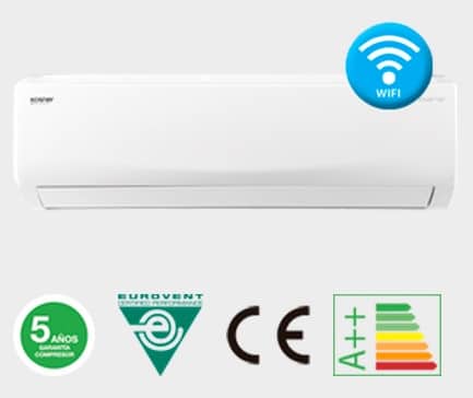 ¡Splits Pared Inverter Luxe con control wifi!