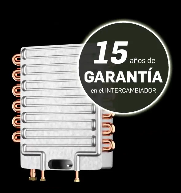 15 alños garantia intercambiador